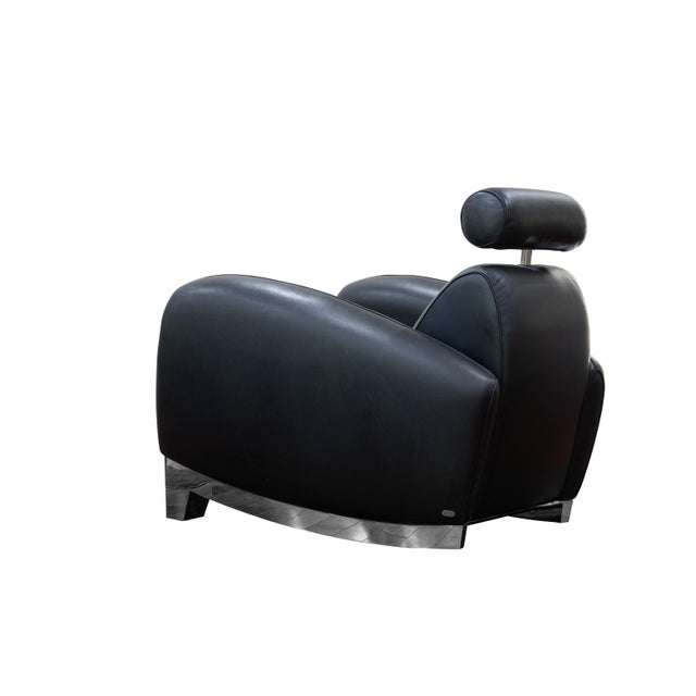 Vintage Pair of De Sede Ds 57 Armchairs With Headrests For Sale In Los Angeles - Image 6 of 12