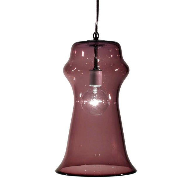 Not Yet Made - Made To Order Orpheus Pendant Light from the Versuvius Collection in Amethyst For Sale - Image 5 of 5