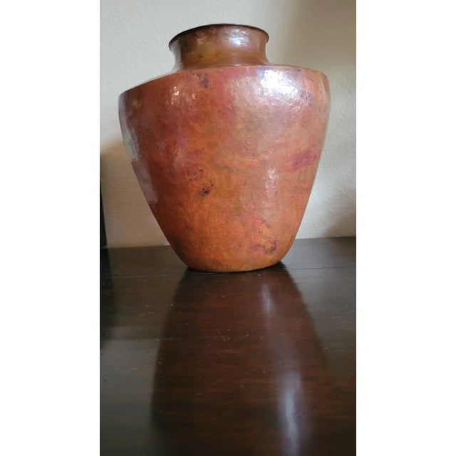 Vintage Copper Decorative Vase/Urn For Sale - Image 12 of 12
