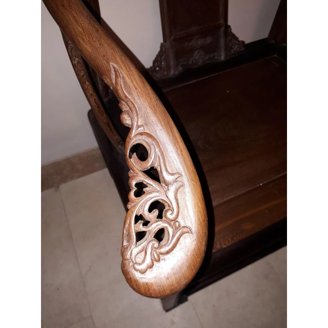 Wood 19th Century Wooden Armchair For Sale - Image 7 of 11