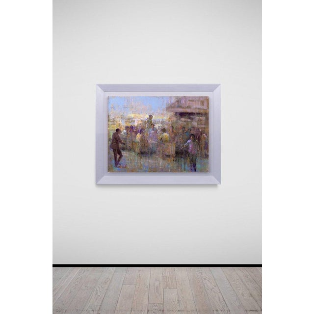 Renato Criscuolo, At The Bar in Capri, 2009, Oil on Canvas For Sale - Image 9 of 10
