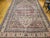 19th Century Oversized Persian Kerman Lavar Rug, Hand-Knotted Wool, Floral Pattern, Ivory & Burgundy, 11’ X 16’ For Sale - Image 4 of 14