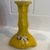 Art Nouveau Antique Royal Bayreuth Bavarian Yellow Porcelain Stork Candlestick & Trinket Dish/Ashtray Set - 2 Pieces For Sale - Image 3 of 12