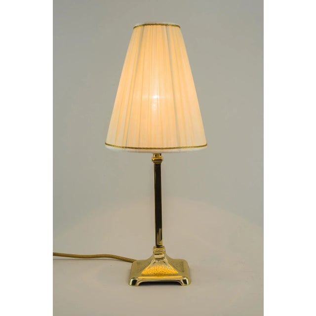 Gold Art Deco Table Lamp, 1920s For Sale - Image 8 of 12