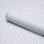 Schumacher Sample - Schumacher Mathis Ticking Stripe Wallcovering In Sky For Sale - Image 4 of 6