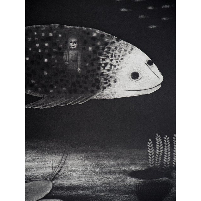 Richard Davies, In the Fish, the Voyage of the Toy Soldier, Original Etching For Sale - Image 3 of 6