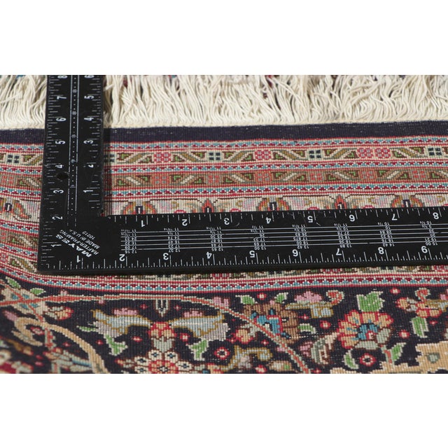 Textile Vintage Persian Mahi Tabriz Rug, 11'04 X 16'05 For Sale - Image 7 of 10