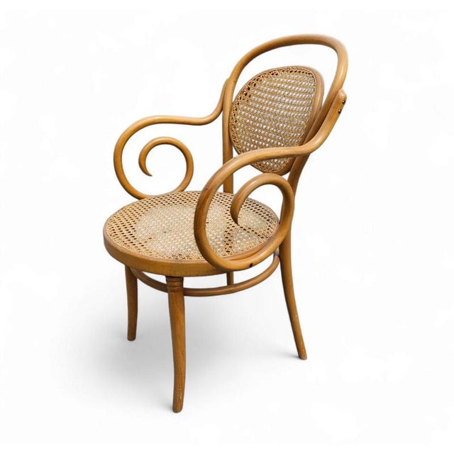 Wood No. 11 Armchair by Michael Thonet for ZPM Radomsko, Austria, 1920s For Sale - Image 7 of 7