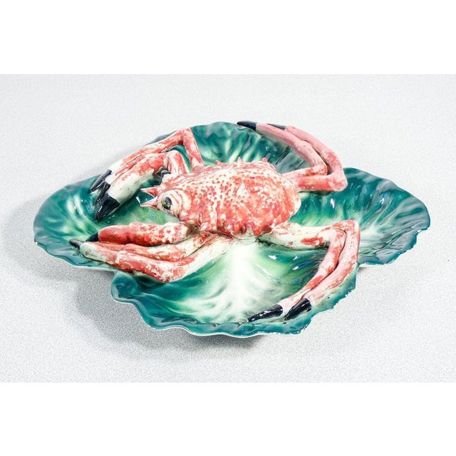 Ceramic Appetizer Crab Dish For Sale - Image 4 of 9
