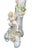 Pair of Meissen Style Porcelain Five-Arm Candelabras. Germany, 20th Century. For Sale - Image 9 of 10