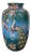 20th Colorful German Baluster Peacock Vase by Ulmer Keramik For Sale