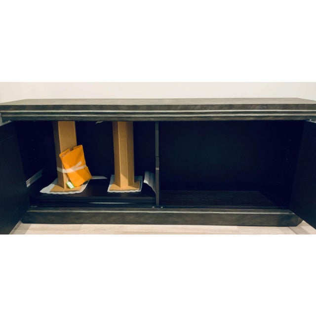 2020s Theodore Alexander Black Wood Jayson Sideboard For Sale - Image 5 of 6