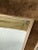 Wood Vintage LaBarge Italian Brass and Suede Wall Mirror For Sale - Image 7 of 12