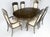 Mastercraft Dark Burl Walnut Oval 4x20" Leaves Dining Table 6 Chairs Set MINT For Sale - Image 16 of 17