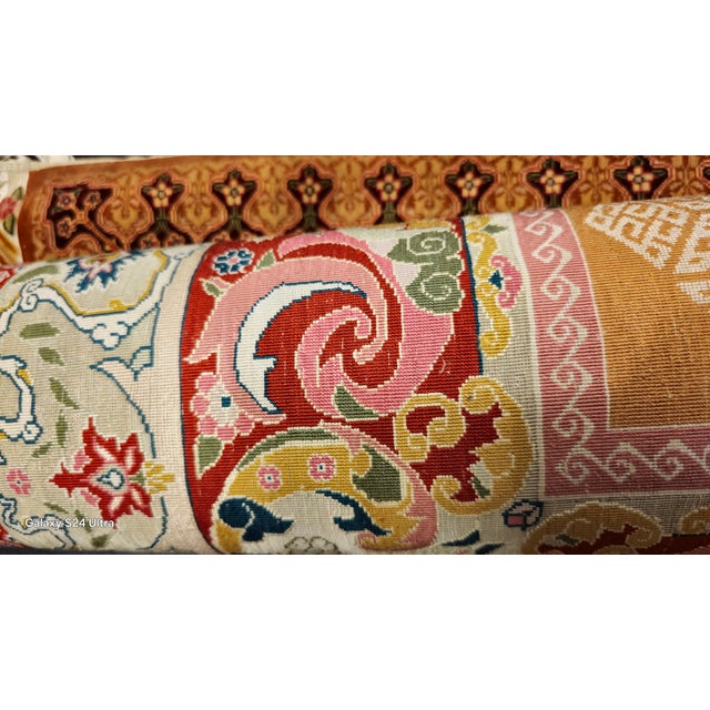 1990s Hereke Silk & Gold Signed " Shafi Zareh " Master Weaver / Wall Hanging For Sale - Image 5 of 10