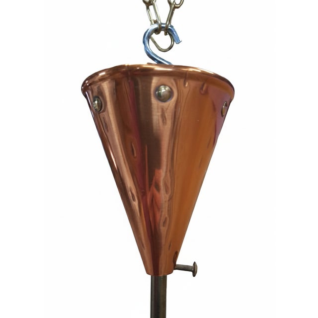 1960s Copper Pendant Lamp attributed to E.S. Horn Aalestrup, Denmark, 1950s For Sale - Image 5 of 10