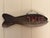 Vintage New England-Style Hand-Carved Fish Bait & Tackle Folk Art Sign For Sale - Image 10 of 13