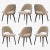 Saarinen Executive Armless Chair in Mohair & Ebonized Walnut by Eero Saarinen for Knoll, Set of 6 For Sale - Image 12 of 12