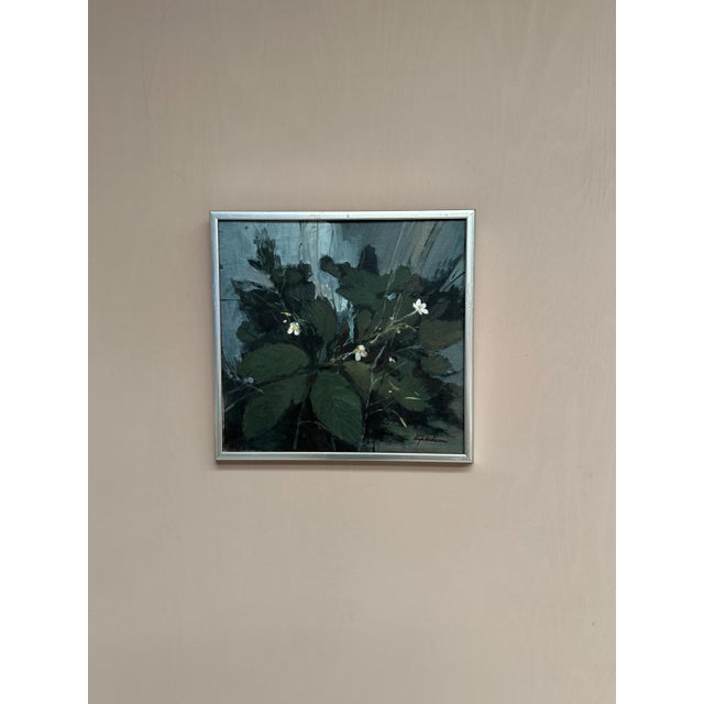 M. Jakobsson, White Blossoms, 1950s, Oil Painting on Canvas, Framed For Sale - Image 13 of 18