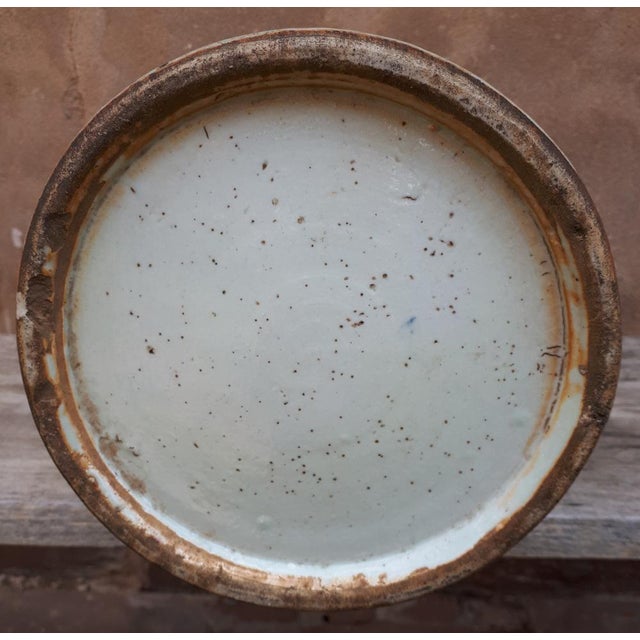 Ceramic Large Celadon Vase with Shishis Decor, China, 19th Century For Sale - Image 7 of 16