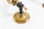 High-quality set of brass wall lamps in the style of Maison Jansen. Typical French elegance from the 1950s. Both are in...