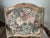 Wood 90's Vintage Style Floral Tapestry Arm Chair Set For Sale - Image 7 of 8