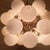 Beige 1990s Large Mid Century Modern Beige Glass Sputnik Chandelier For Sale - Image 8 of 12