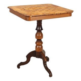 Walnut and Mahogany Coffee Table For Sale