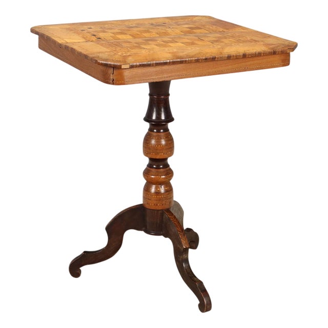 Walnut and Mahogany Coffee Table For Sale