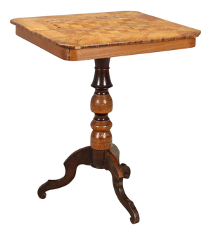 Walnut and Mahogany Coffee Table