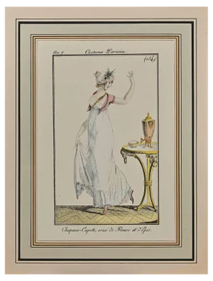 Philibert-Louis Debucourt, La Chapeau-Capote, Original Etching, 1797