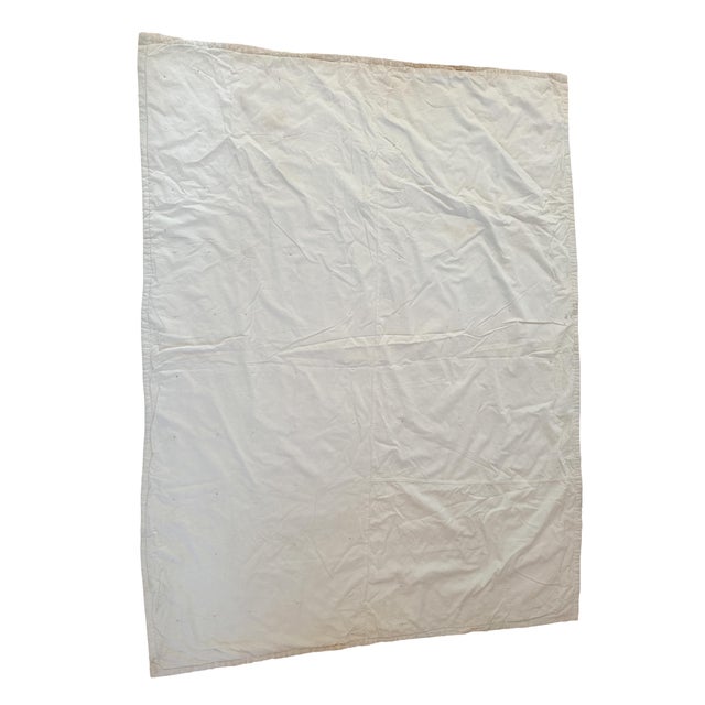 1940s Vintage 1940s Streak of Lightning Cotton Quilt - Blue and Yellow Staircase Geometric Stepped Pattern - 77" X 57" For Sale - Image 5 of 18