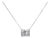 4Ct Lab Grown Diamond Solitaire Necklace With Chain in Solid 14k Gold, 11x9mm For Sale