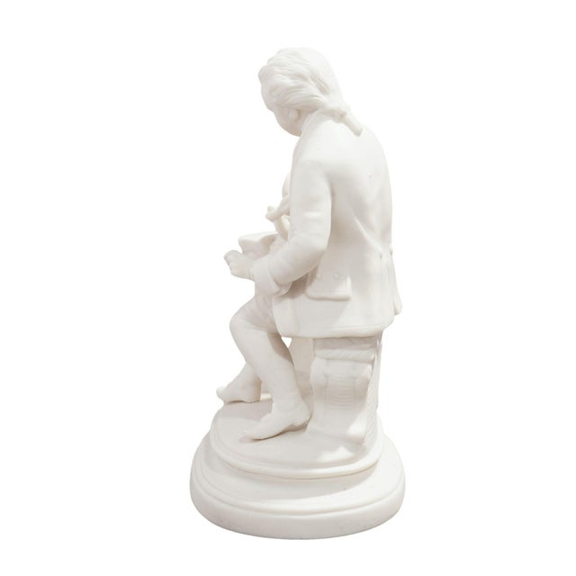 English Parian Figurine of James Watt by Copeland & Garrett, C. 1840 For Sale - Image 3 of 12