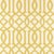 Sample - Schumacher Imperial Trellis Wallpaper in Citrine For Sale