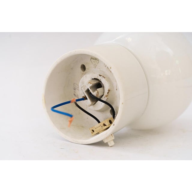 Glass Porcelain Wall Lamp, Germany, 1930s For Sale - Image 7 of 13