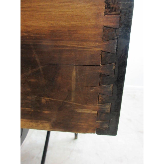 Antique Victorian Primitive Slant Top Plantation Writing Desk For Sale In Philadelphia - Image 6 of 11
