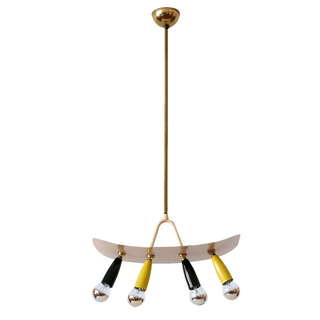 Mid-Century Modern Sputnik Pendant Lamp, Germany, 1950s For Sale