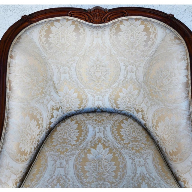 Henredon Louis XV Duchesse Brisée Lounge Chair French Bergère For Sale - Image 11 of 13