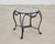 Rose Tarlow Style Twig Iron Faux Bois Garden Drinks Table For Sale In Sacramento - Image 6 of 18