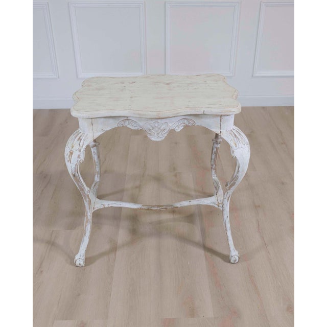 Swedish 19th Century Carved Table For Sale In Atlanta - Image 6 of 11