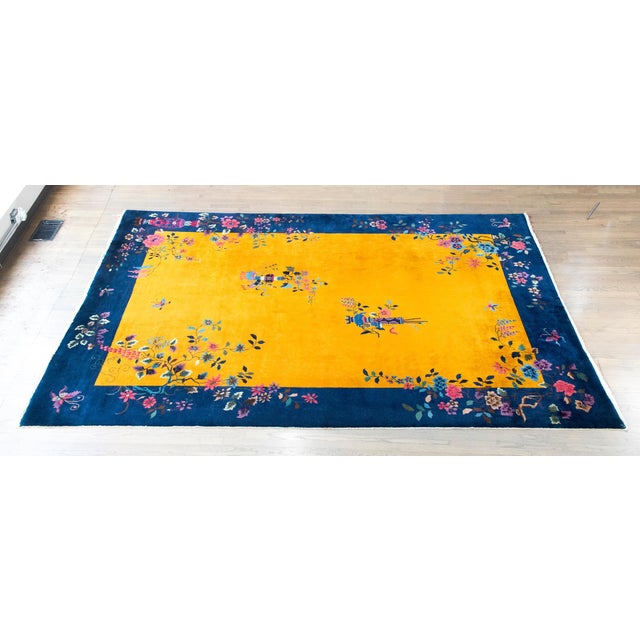 Early 20th Century Chinese Art Deco Rug For Sale - Image 4 of 14