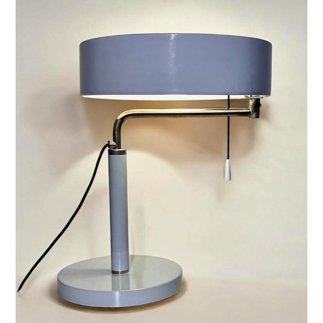 Very Flexible Multi-Position Desk Lamp by Alfred Müller for Belmag, Model 2203, Iconic Bauhaus Lamp, Zurich, Switzerland, 1952 For Sale - Image 12 of 17
