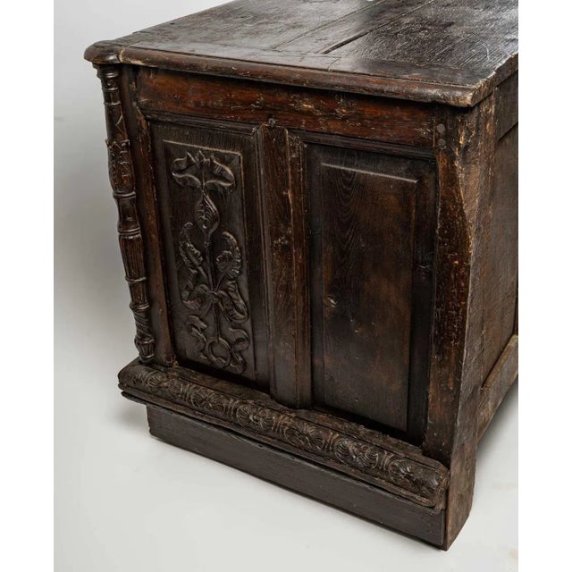 Brown Antique Chest For Sale - Image 8 of 9