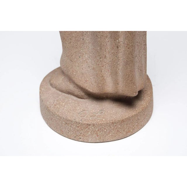Beige Just Andersen, Sandstone Sculpture For Sale - Image 8 of 10
