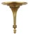 Vintage 1940s Art Deco Gold Gilt Plaster Wall Shelf For Sale