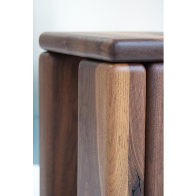 Timber Stool Walnut by Onno Adriaanse For Sale - Image 11 of 15