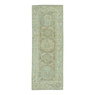 Turkish Oushak Rug 2'3" x 6'2" #19289 For Sale