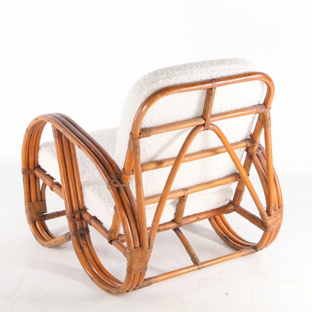 Pretzel Chair in Rattan, 1970s For Sale - Image 12 of 14