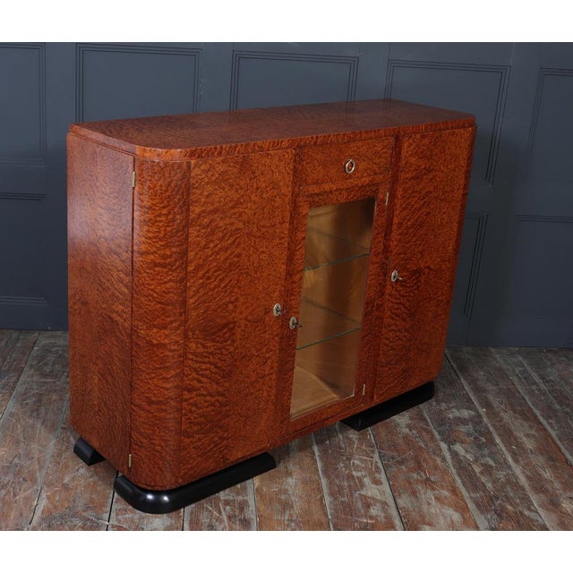 French Art Deco Burr Thuya Display Sideboard, 1925 For Sale - Image 12 of 16